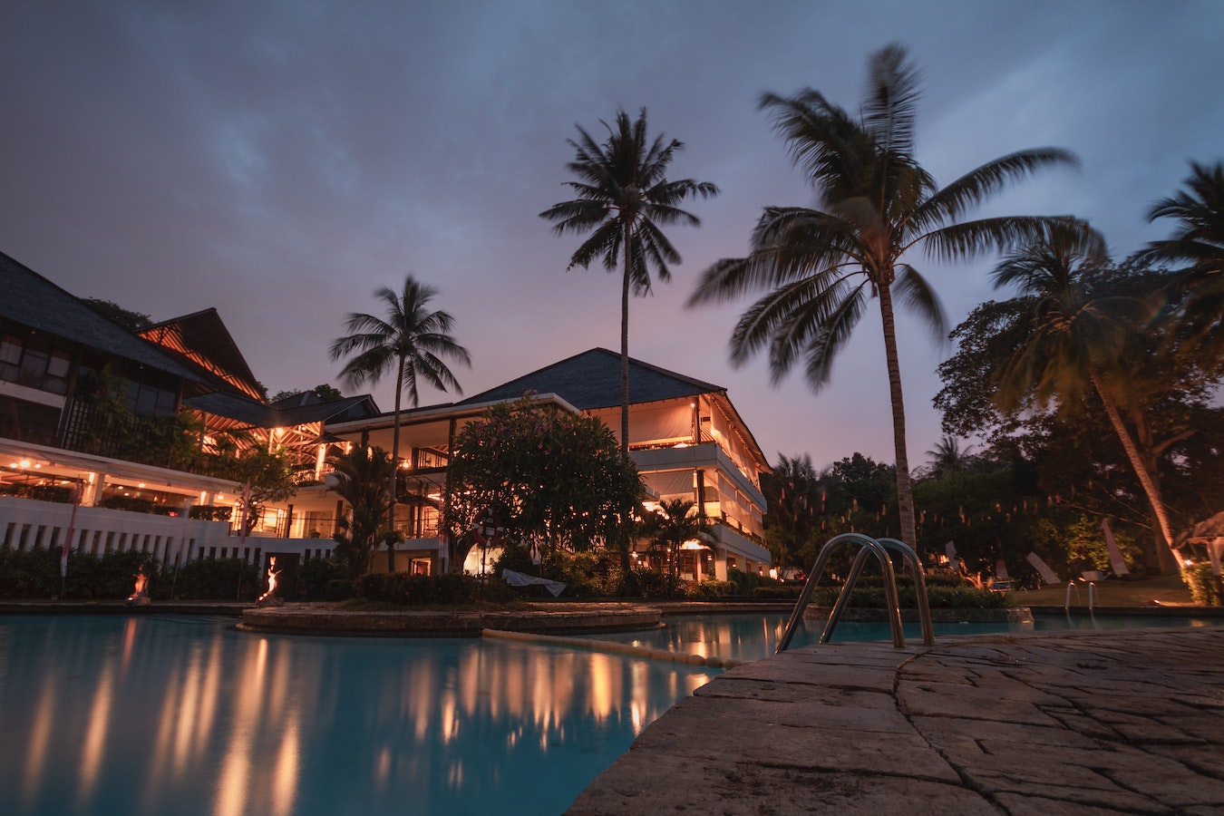 Hotel in Kenya evening